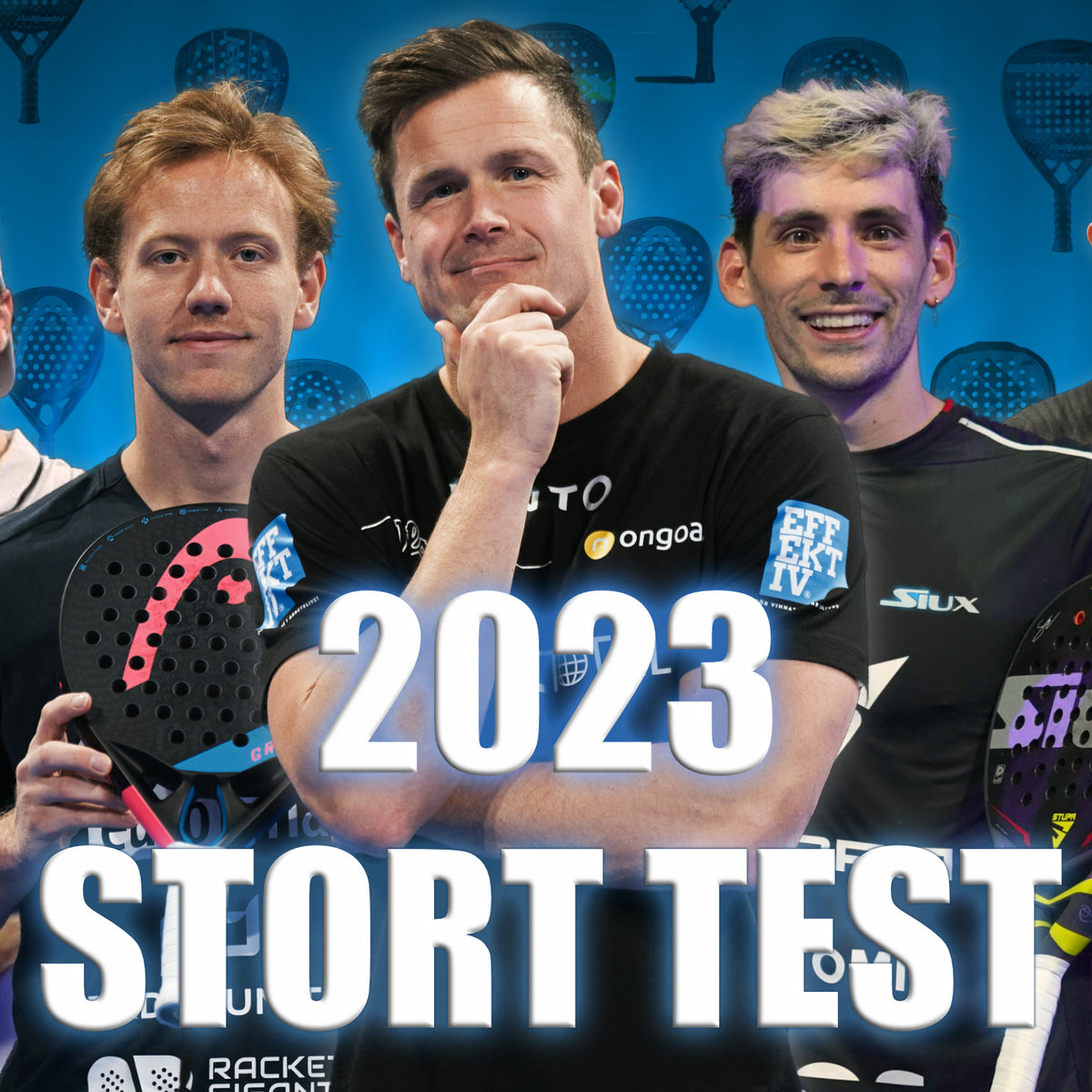 We are testing the professional rackets – Ongoal
