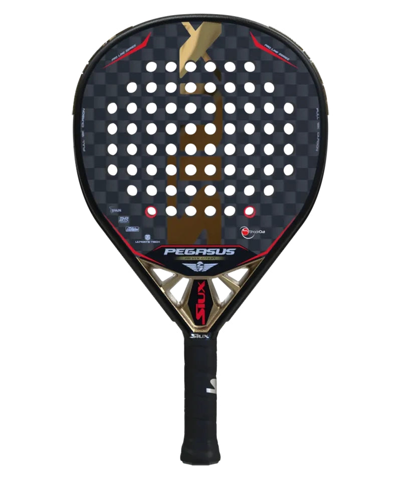 Siux Pegasus Revolution 2 – Padel-Schläger Hybrid-Design Mit EVA-Kern, 24K Carbon – Mittlere Balance, Inkl. Dämpfung Siux Pegasus Revolution 2 – Padel-Schläger Hybrid-Design Mit EVA-Kern, 24K Carbon – Mittlere Balance, Inkl. Dämpfung