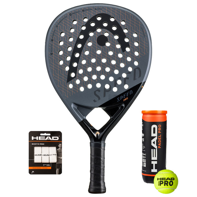 Head Speed Pro 2023 + Padel Pro 3B + XtremeSoft Grip – Ongoal