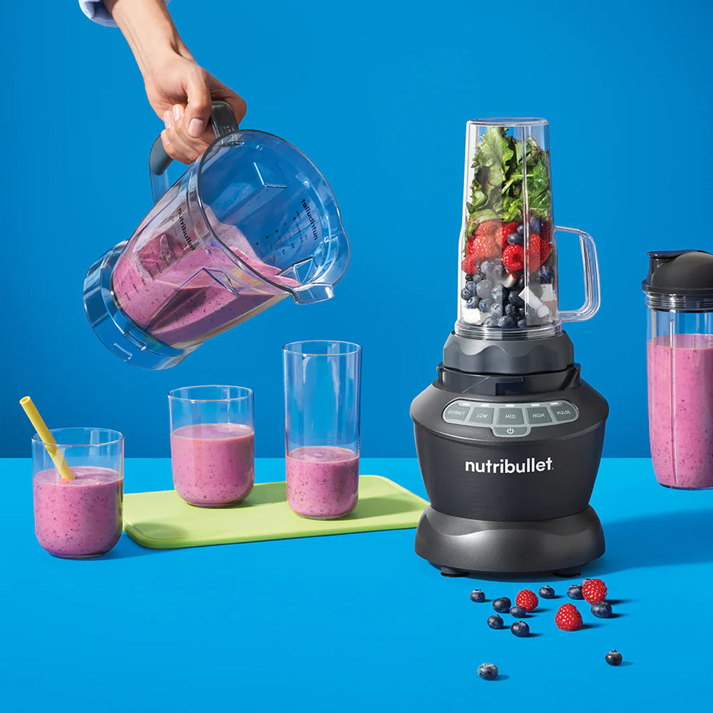 nutribullet Blender Combo 1200W (Grey, 10-pcs, Mixer/Blender) – Ongoal