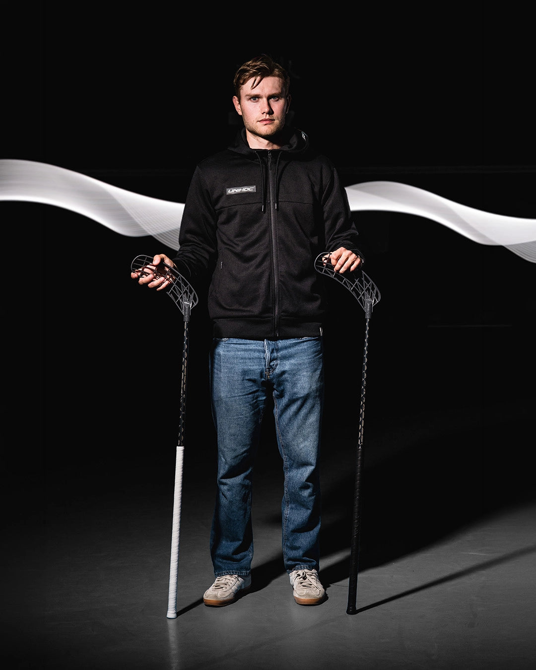 Unihoc UNILITE CARBSKIN FL 26 SVART SLIM 26/27