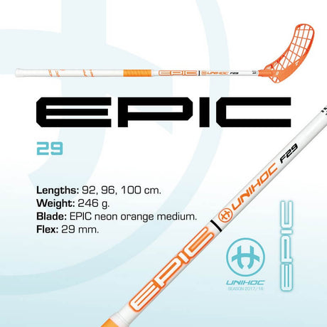 EPIC 2.9 White/Neon Orange